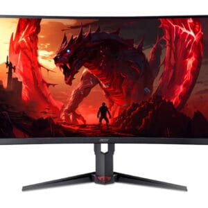 Acer 31.5 inča Nitro XZ323QUP2BMIIPHX WQHD 2560x1440 180 Hz zakrivljeni gaming monitor - Slika 3