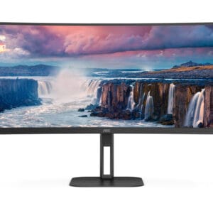 AOC 34 inča CU34V5C/BK UWQHD 3440x1440 100 Hz USB-C 65W zakrivljeni monitor - Slika 2