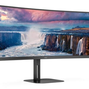 AOC 34 inča CU34V5C/BK UWQHD 3440x1440 100 Hz USB-C 65W zakrivljeni monitor - Slika 3
