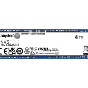 Kingston 4TB M.2 NVMe SNV3S/4000G series NV3 SSD - Slika 3