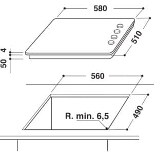 Whirlpool AKM 9010/NE Ugradna ploča - Slika 1