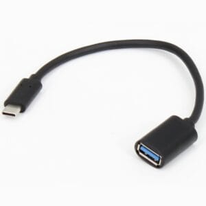 E-Green Adapter USB 3.0 (F) - USB 3.1 Tip C (M) - OTG 0.15m crni - Slika 1