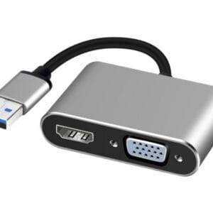 Fast Asia Adapter-konvertor USB 3.0 na HDMI+VGA - Slika 1