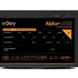 Njoy Alpha+ 1000 1000W napajanje (PSAT6100A2MCVCZ01B) - Slika 1