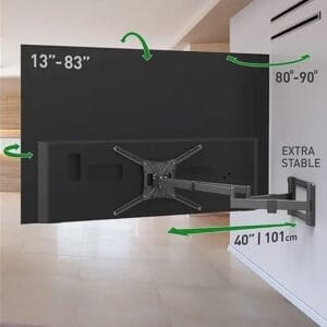BARKAN BM464XL LCD TV zglobni zidni nosač od 13 do 86 inča - Slika 8
