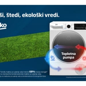Beko DF7414SX mašina za sušenje veša - Slika 4