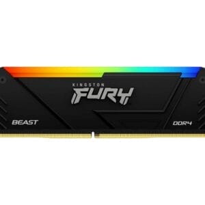 KINGSTON DIMM DDR4 16GB 3600MT/s KF436C18BB2A/16 Fury Beast RGB Black - Slika 1