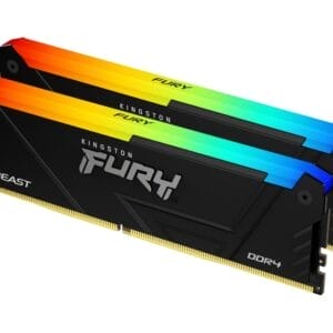 KINGSTON DIMM DDR4 64GB (2x32GB kit) 3200MT/s KF432C16BB2AK2/64 Fury Beast RGB - Slika 2