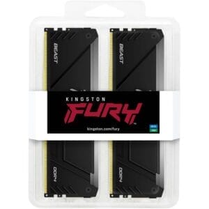 KINGSTON DIMM DDR4 64GB (2x32GB kit) 3200MT/s KF432C16BB2AK2/64 Fury Beast RGB - Slika 3