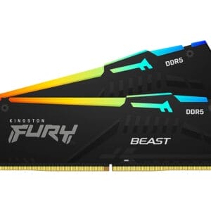 KINGSTON DIMM DDR5 64GB (2x32GB kit) 6400MT/s KF564C32BBAK2-64 FURY Beast Black XMP - Slika 3