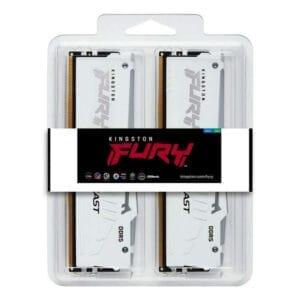 KINGSTON DIMM DDR5 64GB (2x32GB kit) 6400MT/s KF564C32BWAK2-64 FURY Beast White XMP - Slika 3