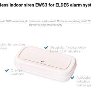 Eldes EWS3 bežična unutrašnja sirena - Slika 3