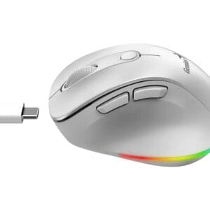 Genius Ergo 9000S Pro Pearl White USB Bežični beli miš - Slika 3