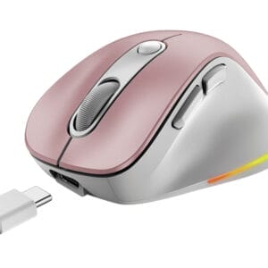 Genius Ergo 9000S Pro Pink USB Bežični rozi miš - Slika 3