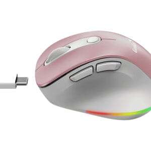 Genius Ergo 9000S Pro Pink USB Bežični rozi miš - Slika 5