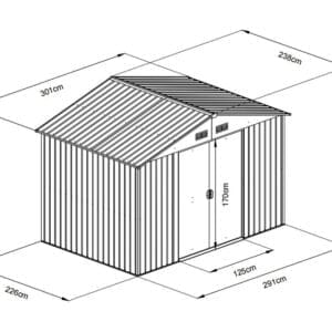 FIELDMANN FZDO 1007 baštenska kućica - Slika 2
