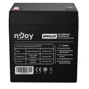 NJOY GP05122F baterija za UPS 12V 5Ah (BTVACEUOBTO2FCW01B) - Slika 1