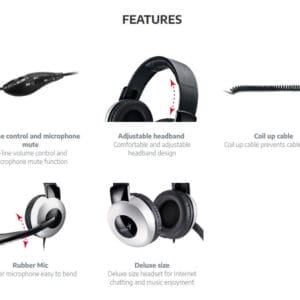 GENIUS HS-05A slušalice sa mikrofonom - Slika 4