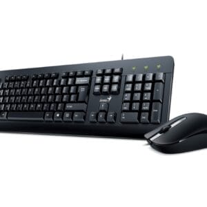 GENIUS KM-160 USB US crna tastatura+ USB crni miš - Slika 1
