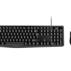 GENIUS KM-170 USB YU crna tastatura+ USB crni miš - Slika 1