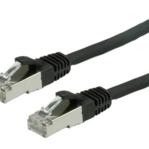 E-GREEN Kabl SFTP patch Cat6A 1m crni - Slika 1