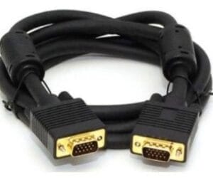 E-Green Kabl VGA D-sub M/M 1.8m HQ feritno jezgro crni - Slika 1