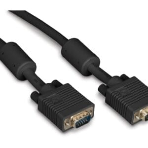 E-Green Kabl VGA D-sub M/M 3m HQ feritno jezgro crni - Slika 1