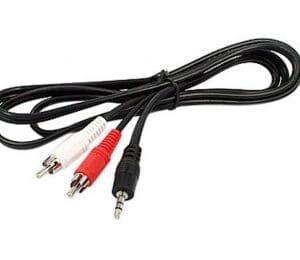 E-Green Kabl audio 3.5mm - 2xRCA 5m crni - Slika 1
