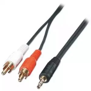 Fast Asia Kabl audio 3.5mm - 2xRCA 5m crni - Slika 1