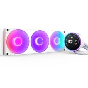 NZXT Kraken Elite 360 RGB V2 vodeno hlađenje belo (RL-KR36E-W2) - Slika 3