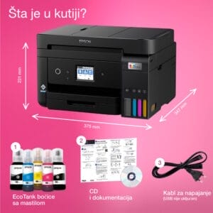Epson L6460 EcoTank ITS Wireless multifunkcijski inkjet štampač - Slika 5