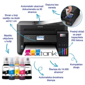 Epson L6460 EcoTank ITS Wireless multifunkcijski inkjet štampač - Slika 6