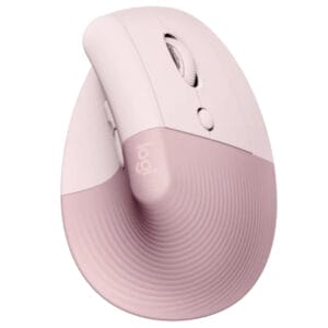 Logitech Lift Vertical Ergonomic Wireless miš roze - Slika 1