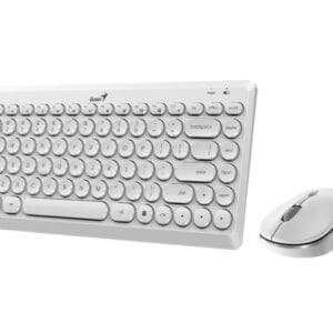 GENIUS LuxeMate Q8000 Wireless USB YU bela tastatura + miš - Slika 2