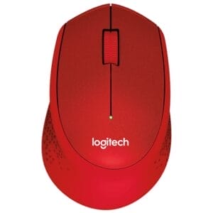 Logitech M330 Silent Plus Wireless crveni miš - Slika 1