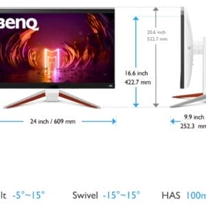 Benq 27 inča Mobiuz EX2710U 4K UHD 3840x2160 IPS 144Hz gaming monitor - Slika 8