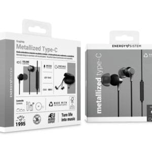 ENERGY SISTEM Metallized Type C Graphite slušalice sa mikrofonom (M45674) - Slika 4