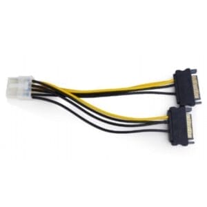 E-Green Naponski adapter za PCI-E VGA (8-pin) -2x Sata - Slika 1