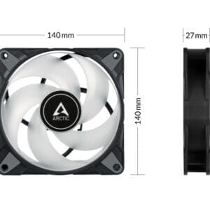 Arctic P14 PWM PST A-RGB 140mm ventilator crni (ACFAN00239A) - Slika 1