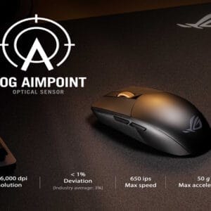 Asus P520 ROG STRIX IMPACT III Wireless Gaming USB miš crni - Slika 4