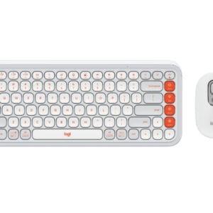 Logitech POP Icon Combo US tastatura bela - Slika 2