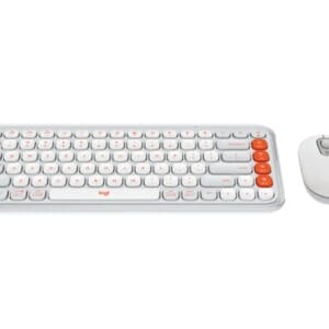 Logitech POP Icon Combo US tastatura bela - Slika 1