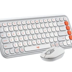 Logitech POP Icon Combo US tastatura bela - Slika 5