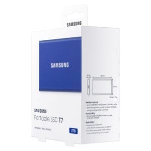 Samsung Portable T7 2TB plavi eksterni SSD MU-PC2T0H - Slika 8