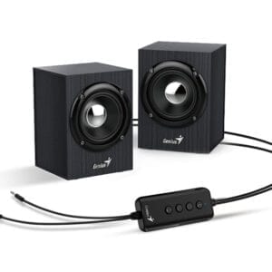 Genius SP-HF385BT wood zvučnici crno sivi - Slika 2