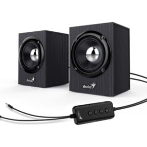 Genius SP-HF385BT wood zvučnici crno sivi - Slika 1