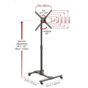 BARKAN SW310H Univerzalna kolica za LCD TV nosač od 13 do 65 inča - Slika 2