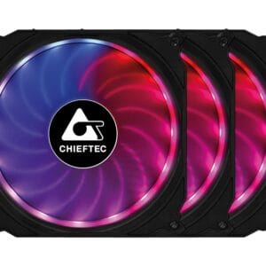 CHIEFTEC Set Ventilatora Tornado RGB CF-3012-RGB 120 x 120 x 25mm (3 komada) - Slika 2