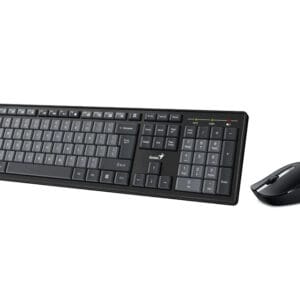 GENIUS Smart KM-8200 Wireless USB US crna tastatura + miš - Slika 2