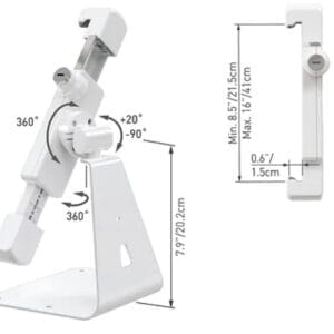 Barkan T71HL Stono rotirajuce postolje 360° protiv krađe za tablet do 7-14 inča - Slika 3